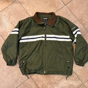 Abercrombie-fitch Men's Khaki and Green Jacket